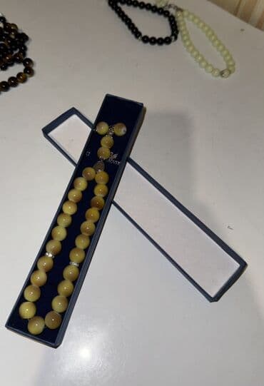 bujuteriya: Məhsul: Təsbeh (muncuqdan hazırlanmış) Təsvir: - Klassik dizaynlı — 6