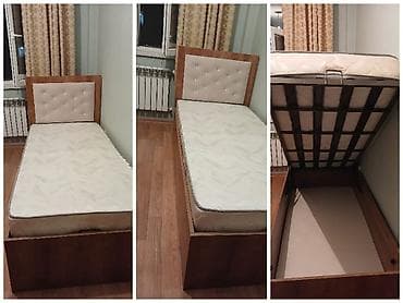 İşlənmiş, Təknəfərlik çarpayı, Bazalı, Matras ilə, Siyirməsiz