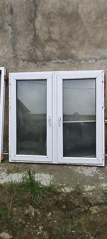 PVC pəncərə paketləri - Material: ağ rəngli PVC profil - Şüşə: ikili