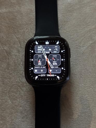 am: Smart saat, Smart, Sensor ekran, rəng - Qara — 4