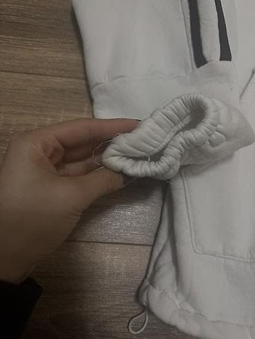 Adidas üçzolaqlı idman dəsti - Rəng: ağ, qara zolaqlar - Tərkib — 4