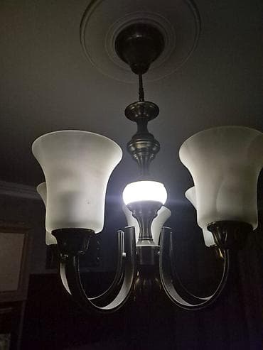 Çılçıraq, 5 lampa, Metal — 3