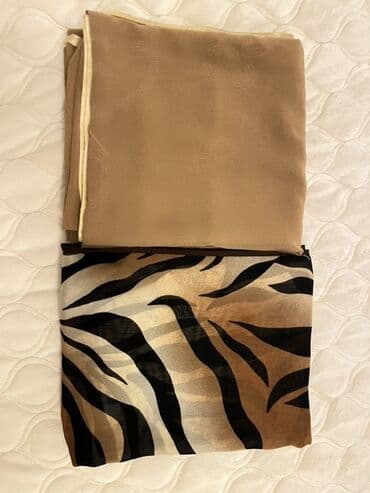 hicab mağazaları: İpəkşün tərtibatlı 2 ədəd qadın şalı dəsti — 1