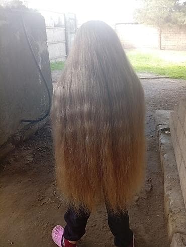 qısa donlar 2023: Təbii uşaq saci satlir canlı çox gözəl rəngi var 50santi satlir — 8