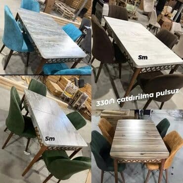 sulutepe kiraye heyet evleri 2022: 🇹🇷Türk istehsalı Möhtəşəm ✨✨ Kuxna üçün stol stul dəsti 4 stul 1 — 3