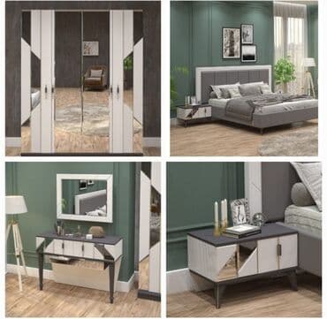 İkinəfərlik çarpayı, Dolab, Termo, 2 tumba, Yeni