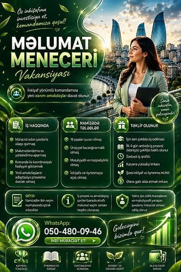 it manej: 💼✨ Xanımlar Üçün İş İmkanı ✨💼 🌸 İnkişaf yönümlü komandamıza yeni — 2