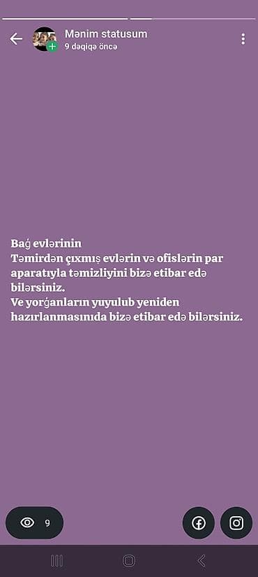 Təmizlik | Evlər | Ümumi təmizlik