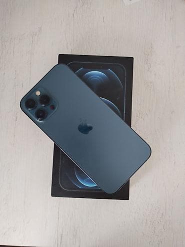 apple airpods 6: IPhone 12 Pro Max, 128 GB, Pacific Blue, Simsiz şarj, Face ID — 1