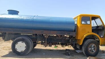 Коммерческий транспорт: Su/yanacaq daşıyan xüsusi texnika – mavi rəngli metal sisternli yük — 7