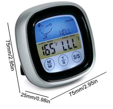 lazer termometr: Kolbasa/ət məhsulları üçün iynəli rəqəmsal (elektron) toxunmalı — 15