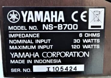 akustik sistem: Yamaha Kolonka, Növ - Akustik — 3