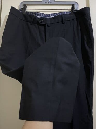 женские длинные майки: Классические Мужские брюки, New Yorker, цвет - Черный — 4