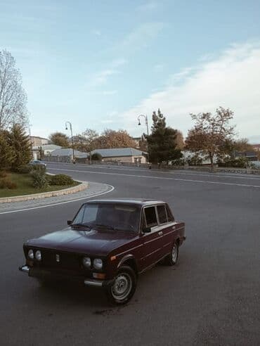 prado təkərləri: VAZ 2106, sedan, qırmızı-bordo rəng. Klassik “altılı” dizaynı, xrom — 2