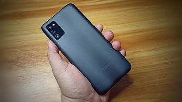 pult samsung: Samsung Galaxy A03s, rəng - Qara, Barmaq izi — 2