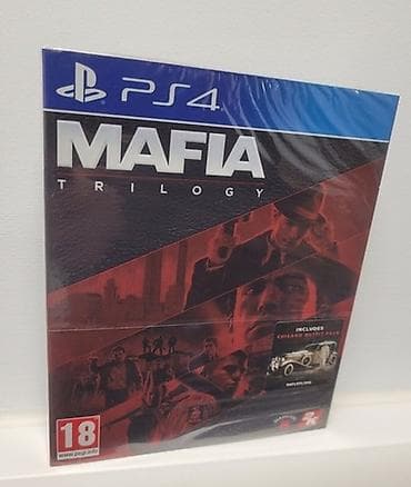 PS4 oyun diski: Mafia Trilogy - Platforma: PlayStation 4 - Paket