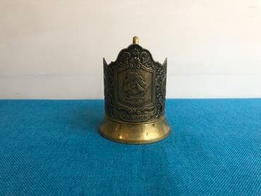 ваза стеклянная прозрачная высокая без узора: Бокал, 1970 год, Россия — 3