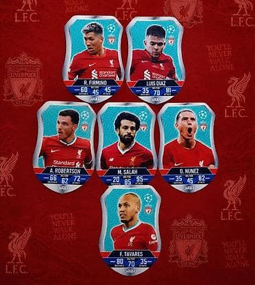 liverpool: Liverpool FC futbol kartları kolleksiyası — 1