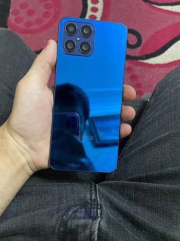 Powerbanklar: Honor X8, 128 GB, rəng - Göy, Barmaq izi, İki sim kartlı, Face ID — 2