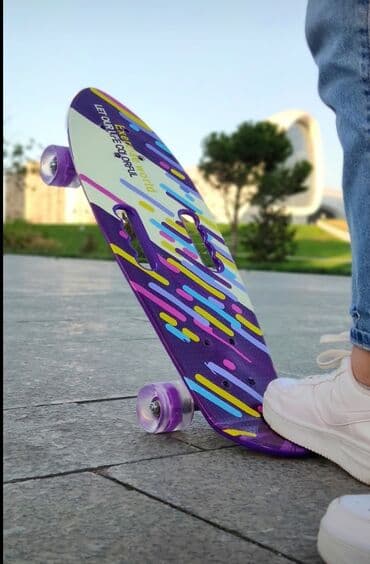uşaqlar üçün tekerli krosovkalar: Pennyboard Skateboard Skeybord, Kaykay, Skeyt və Pennyboardlar🛹 — 1