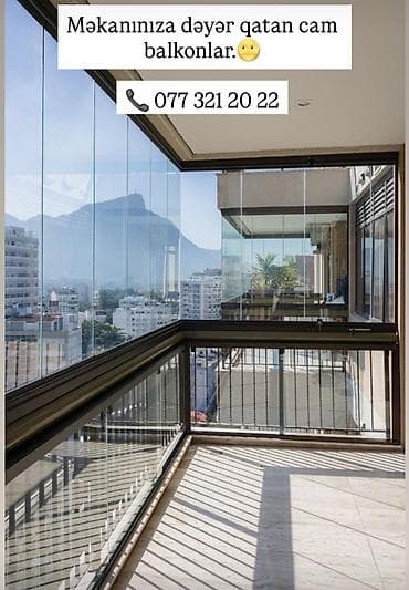 Məkanınıza dəyər qatan şüşə sistemləri - Cam balkon sistemləri — 1