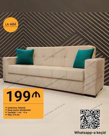 2 əl divan: Divan, Yeni, Açılan, Bazalı, Parça, Ödənişli çatdırılma — 1