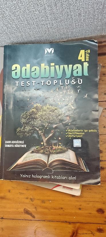 Mhm ədəbiyyat test toplusu içi yazılıdır
