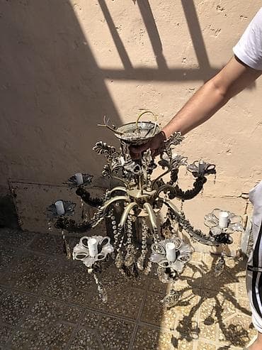 lüst: Çılçıraq, 8 lampa, Metal — 1