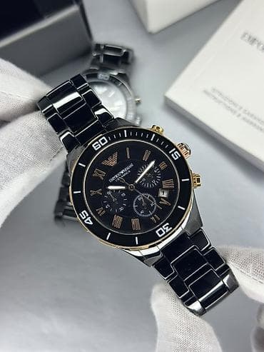 Emporio Armani Ceramica xronoqraf qol saatı - Korpus və qolbaq — 9