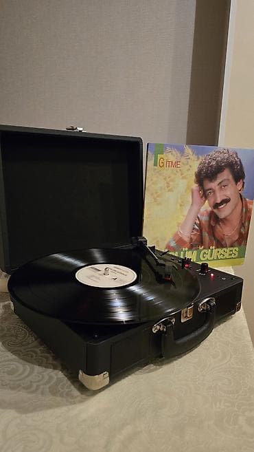 adapt: Myvision portativ vinil pleyer – çamadan tipli dizayn - Klassik vinil — 10