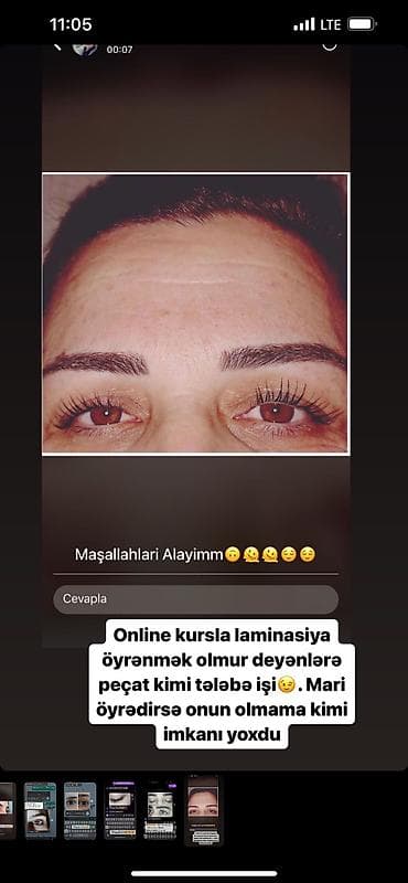 qas permanent: Laminasiya seti Dermanlar Ust kirpik ucun rezin Alt kirpik ucun — 3
