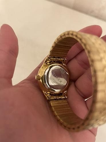 versace qolbag: İşlənmiş, Qol saatı, Timex, rəng - Qızılı — 2