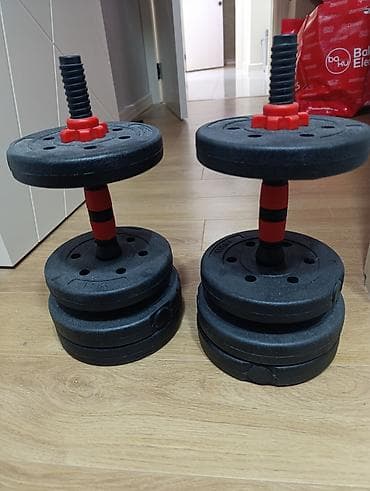 Fitness və döyüş idmanı üçün komplekt - Tənzimlənən dambbellər: 2 — 1
