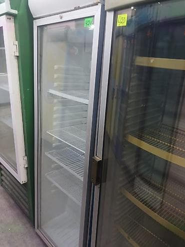 Tək qapılı şüşə vitrin soyuducu - Şaquli tip, ön tərəfi tam şüşə qapı