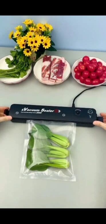 elektrikli qazan: Vakuum aparat Qida saxlama qablaşdırma maşını . vakuum möhürləyici — 4