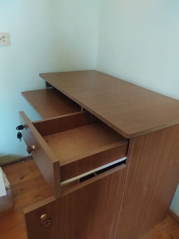 Boşqablar: Düz masa, Polkalı, Siyirməli, MDF, Zəmanətsiz, Kredit yoxdur — 3