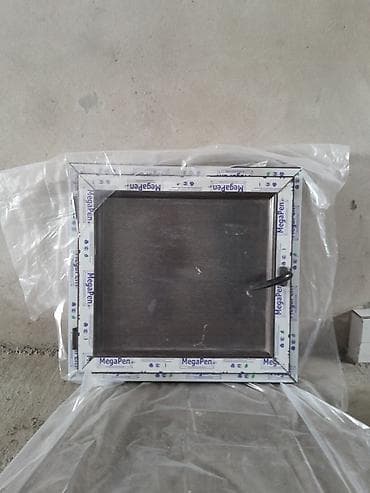 PVC çərçivəli havalandırma pəncərəsi / texniki lyuk. - Material