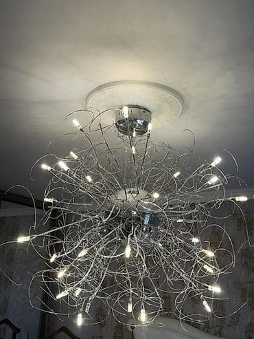 Led Çılçıraq, 4 və daha çox lampa, Metal