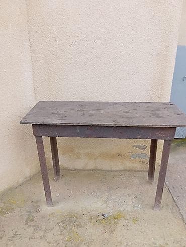 Барбекю: Metaldan hazırlanmış manqal/şiş kababı üçün soba-stol - Material — 4