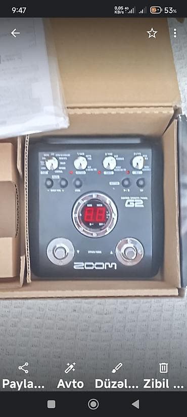 Zoom g2. seslerde yazilib