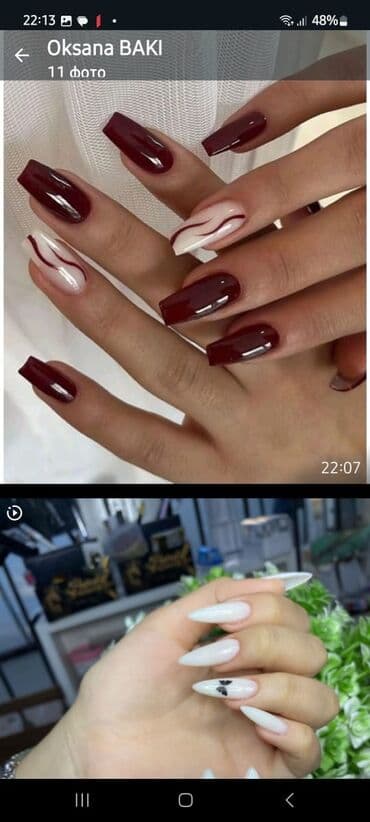 refle saçlar 2020: Manikür, Dırnaq qaynağı, Salonda — 5