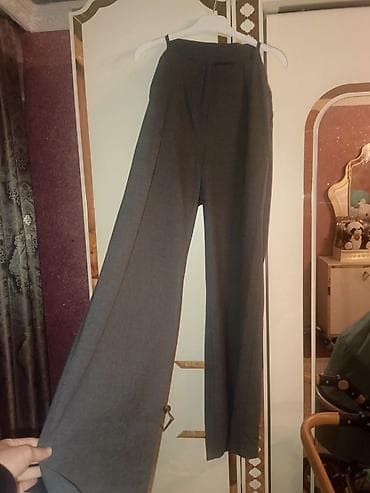 Qadın şalvarı – klassik model - Rəng: tünd boz/kömür boz - Kəsim