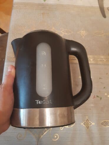 su çayniki: Elektrik çaydan Tefal, 1 - 1.5 l, İşlənmiş — 2