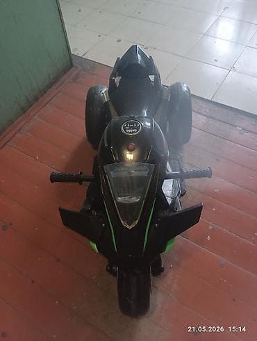 мотоцикл для детей: Uşaqlar üçün elektrikli üçtəkərli motosiklet – H2R tərzində - Rəng — 5