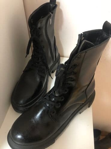 qiz ucun botlar: Ölçü: 38, rəng - Qara, Yeni — 1