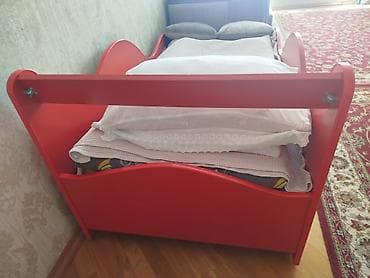 Uşaq maşın formalı çarpayı – qırmızı “Ferrari” dizaynı - Korpus — 7