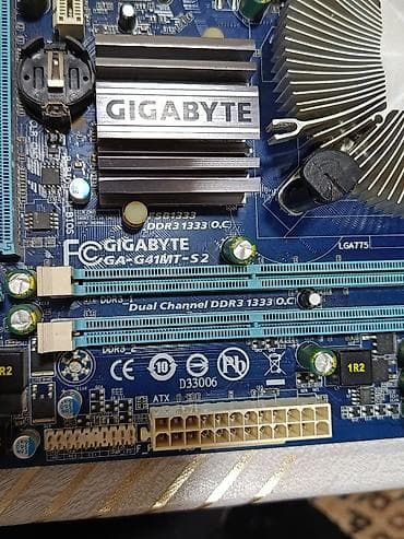 ram ddr2: GIGABYTE GA-G41MT-S2 ana plata + LGA775 prosessor Xüsusiyyətlər: - — 4