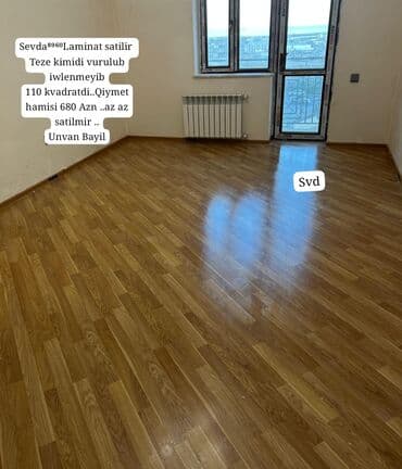 Другие напольные покрытия: Sevda⁸⁹⁶⁰Laminat satilir Teze kimidi vurulub iwlenmeyib 110 — 1