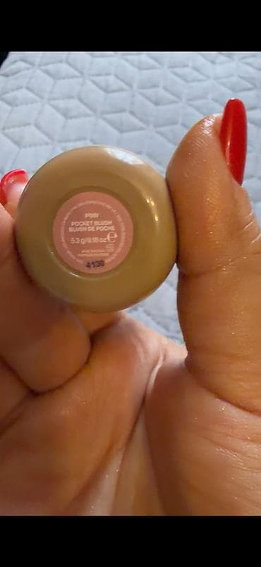 gun eynəyi: Məhsul: rhode Pocket Blush – 5.3 g (0.18 oz) - Kompakt krem-ruz; — 2