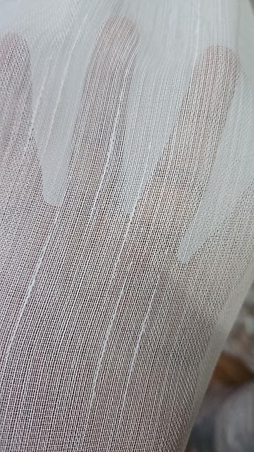 Şamdanlar: Boz rəngli ikili pərdə dəsti - Material: Qalın, yumşaq teksturalı — 10